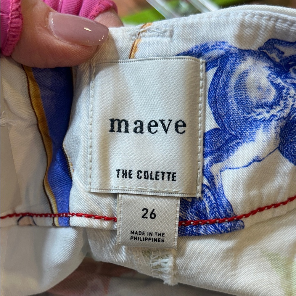 Maeve Multicolor Patterned Pants NWT - image 8